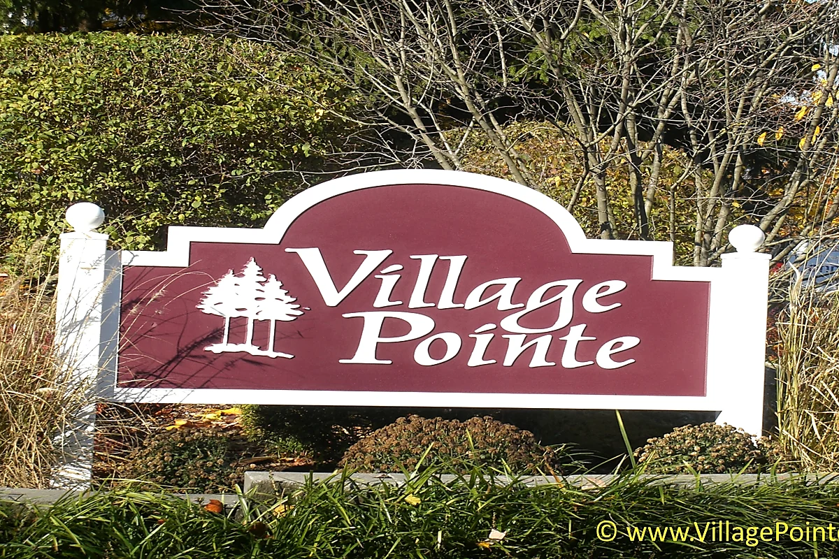 Village Pointe entrance sign